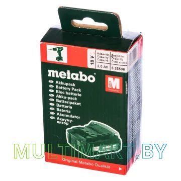 Аккумулятор Metabo 625596000 (18В/2 Ah) картинка 3